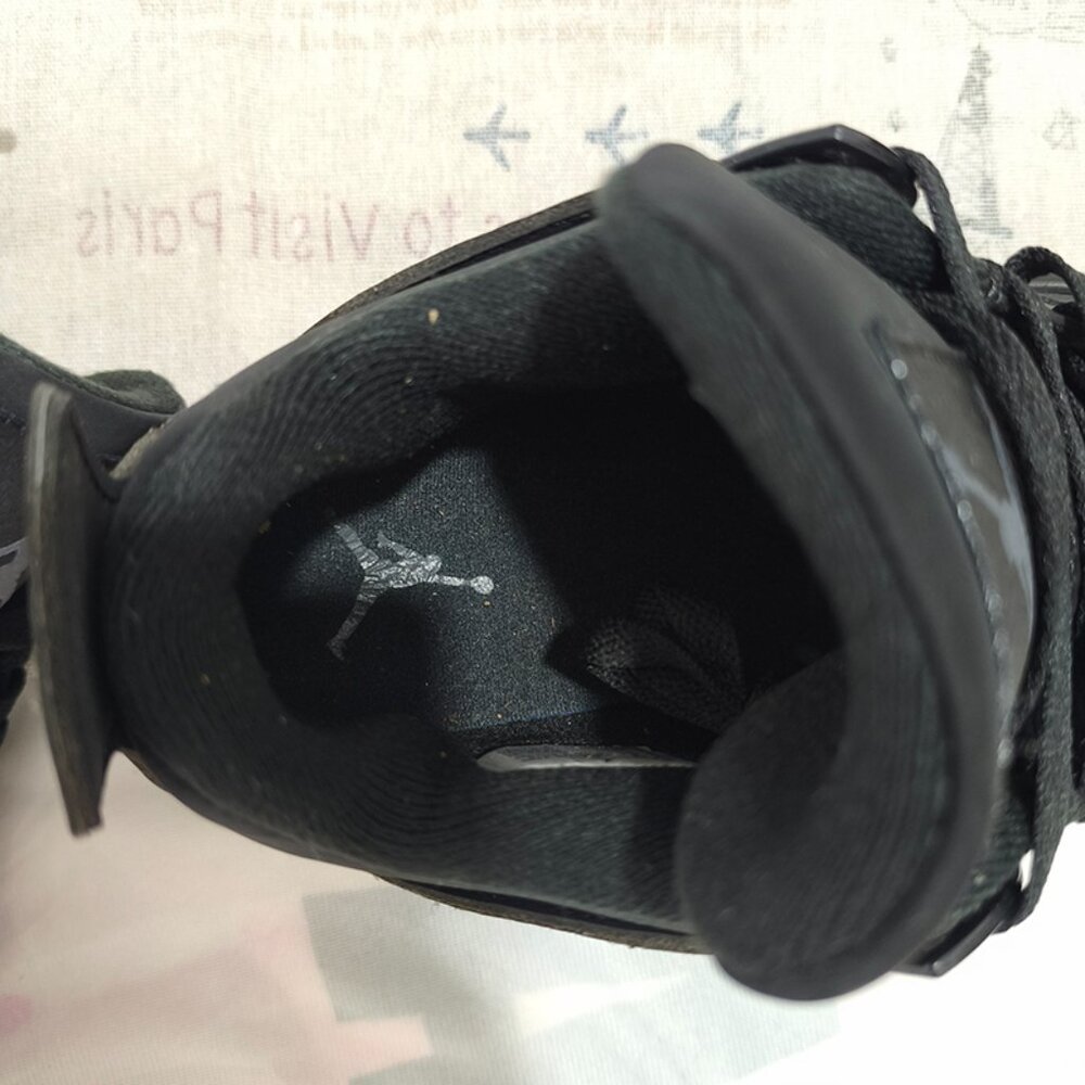 Jordan 4 All Black Basketball Shoes - Picture 7 of 10